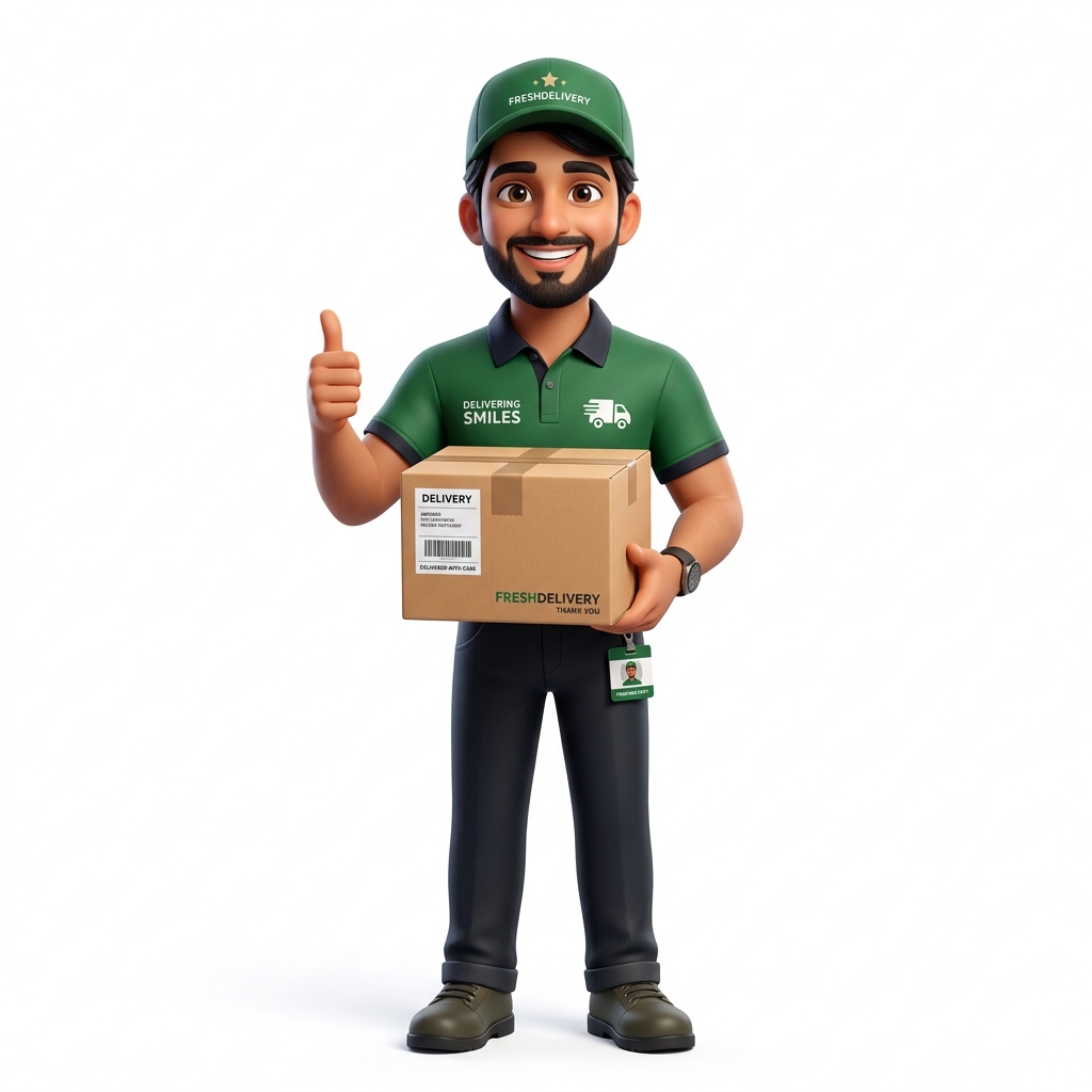 DealOra Delivery Compare Mascot