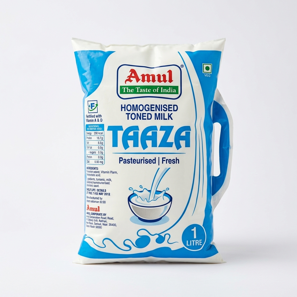 Amul Taaza Fresh Toned Milk